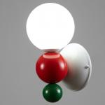 Светильник "Луиджи" LED 7Вт 3000-6000К белый-красный-зеленый 12х25 см