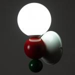 Светильник "Луиджи" LED 7Вт 3000-6000К белый-красный-зеленый 12х25 см