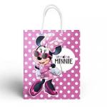 Minnie Mouse. Пакет подарочный большой (Best friends forever 3D, белый горох на розовом) 330*455*100 мм