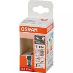 Лампа светодиодная OSRAM LSCLP60 5W/840 230VFILCL E14 FS1