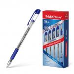 Ручка гелевая ErichKrause® G-Star® Stick Classic , цвет чернил синий (в коробке по 12 шт.)