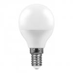 Лампа светодиодная FERON, G45, 7 Вт, Е14, 2700 К, теплый белый