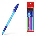 Набор из 4 ручек шариковых ErichKrause® U-109 Stick&Grip Neon 1.0, Ultra Glide Technology, цвет чернил синий (в пакете)