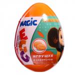 Игрушка «Чебурашка», в пластиковом яйце MAGIC EGG, с карамелью 10г