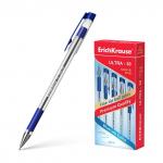 Ручка шариковая ErichKrause® ULTRA-30 Stick&Grip Classic, цвет чернил синий (в коробке по 12 шт.)