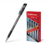 Ручка шариковая ErichKrause® ULTRA-30 Stick&Grip Original, цвет чернил черный (в коробке по 12 шт.)