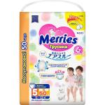 Подгузники-трусики для детей MERRIES большие 12-22 кг, 50 шт.