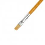 Кисть "Сонет" № 5, щетина, плоская, длинная ручка, d=9 мм