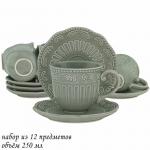 Чайный набор 12пр. 250 млБАВАРИЯ в под.уп.(х4)Керамика Lenardi 110443