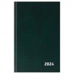 Ежедневник датированный 2024г., А5, 168л., бумвинил, OfficeSpace, зеленый, ЕД5тБВ_51655