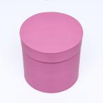 Шляпная коробка розовая, 18 х 18 см