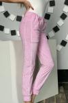 Женские брюки 8033 Розовый