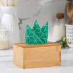 Салфетница Доляна «Комфорт», 17?11?9 см, бамбук