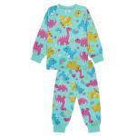 Пижама для девочек, цвет мятный, рост 98 см