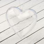 Заготовка-подвеска, раздельные части «Сердце», размер собранной фигуры — 10 * 9 * 5 см