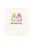 Домашний костюм для девочки KETMIN MY LOVE BUNNY цв.Бежевый (Лонгслив/Брюки)