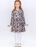 Платье для девочки KETMIN UNIVERSAL цв.Сладкий праздник серый