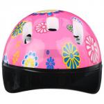 Шлем защитный детский ONLYTOP OT-SH6, обхват 52-54 см, цвет розовый
