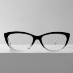 Готовые очки GA0041 (Цвет: C1 черный с прозрачным;диоптрия: 1; тонировка: Нет)
