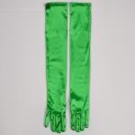 Карнавальный аксессуар- перчатки 55см, цвет зеленый