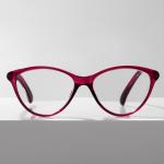 Готовые очки GA0183 (Цвет: C2 малиновый; диоптрия: 1;тонировка: Нет)