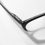 Готовые очки GA0041 (Цвет: C1 черный с прозрачным;диоптрия: -3; тонировка: Нет)