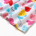Платье Bloom Baby Сердечки с кор. рукавом, р. 74 см, белый