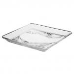 "Madlen" Тарелка мелкая стеклянная 150х150х15мм, квадратная, набор 2шт, цветная коробка, Pasabahce (Турция)