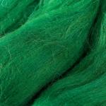 Шерсть для валяния 100% полутонкая шерсть 50гр (434 зеленый)