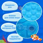 Бассейн надувной «На волне: Морской мир», 146х25 см, с надувным дном