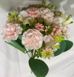 Искусственные цветы "Весеннее вдохновение" Гвоздика 30см цвет розовый