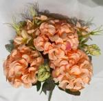 Искусственные цветы "Летнее вдохновение" Гортензия 30см цвет персиковый