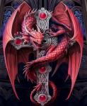 Красный дракон на кресте