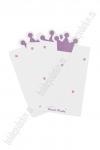 Карточки для украшений "Корона №2" (20 шт) SF-7700, фиолетовый