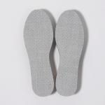 Стельки для обуви детские, антибактериальные, дышащие, универсальные, 19-35 р-р, 22 см, пара, цвет серый