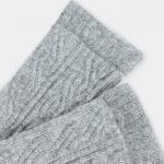 Носки женские, цвет светло-серый меланж, размер 25-27