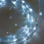 Световой шнур Luazon Lighting 10 мм, IP65, 5 м, 24 LED/м, 220 В, 8 режимов, свечение белое