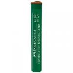 Грифели для механических карандашей Faber-Castell "Polymer", 12 шт., 0,5мм, 2B. 521502