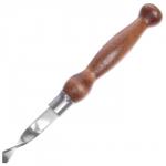 Шампур с деревянной лакированной ручкой, 70х15х3 см