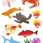 Набор фигурок Морские животные, 11 предметов
