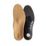 Стельки для обуви амортизирующие, с жёстким супинатором, 37-38 р-р, 24 см, пара, цвет светло-коричневый