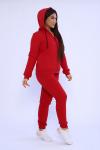 Женский костюм с брюками 86068 Красный