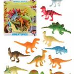 Набор фигурок Динозавры, 12 предметов