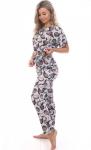 Пижама женская RT-Кокосы серые(брюки) распродажа