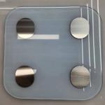 Весы напольные электронные "SMART- new" 28*28*0,5 см, bluetooth (работает от 3хААА), белый