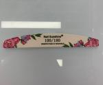 Пилка наждачная профессиональная "ТЬЕРИ", розы, 100/180грит, 2,8*17,8см (блистер Ultramarine)