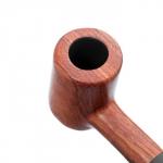 Курительная трубка для табака "Командор Премиум", классическая, красное дерево, длина 14 см,  d-1.8