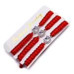 Браслет Gold and Silver Красная нить Подкова  уп 3шт