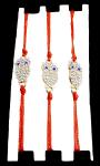 Браслет Gold and Silver Красная нить с Совой