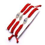 Браслет Gold and Silver Красная нить с Глазиком уп 3шт